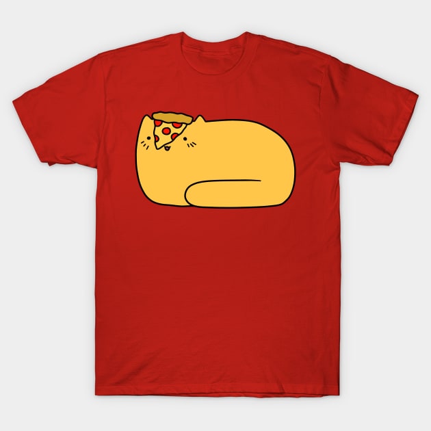 Pizza Cat T-Shirt by saradaboru